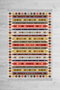 Conceptum Els1781 Alfombra de Terciopelo Multicolor 120 x 180 cm